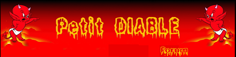 Petit DIABLE Forum Index du Forum